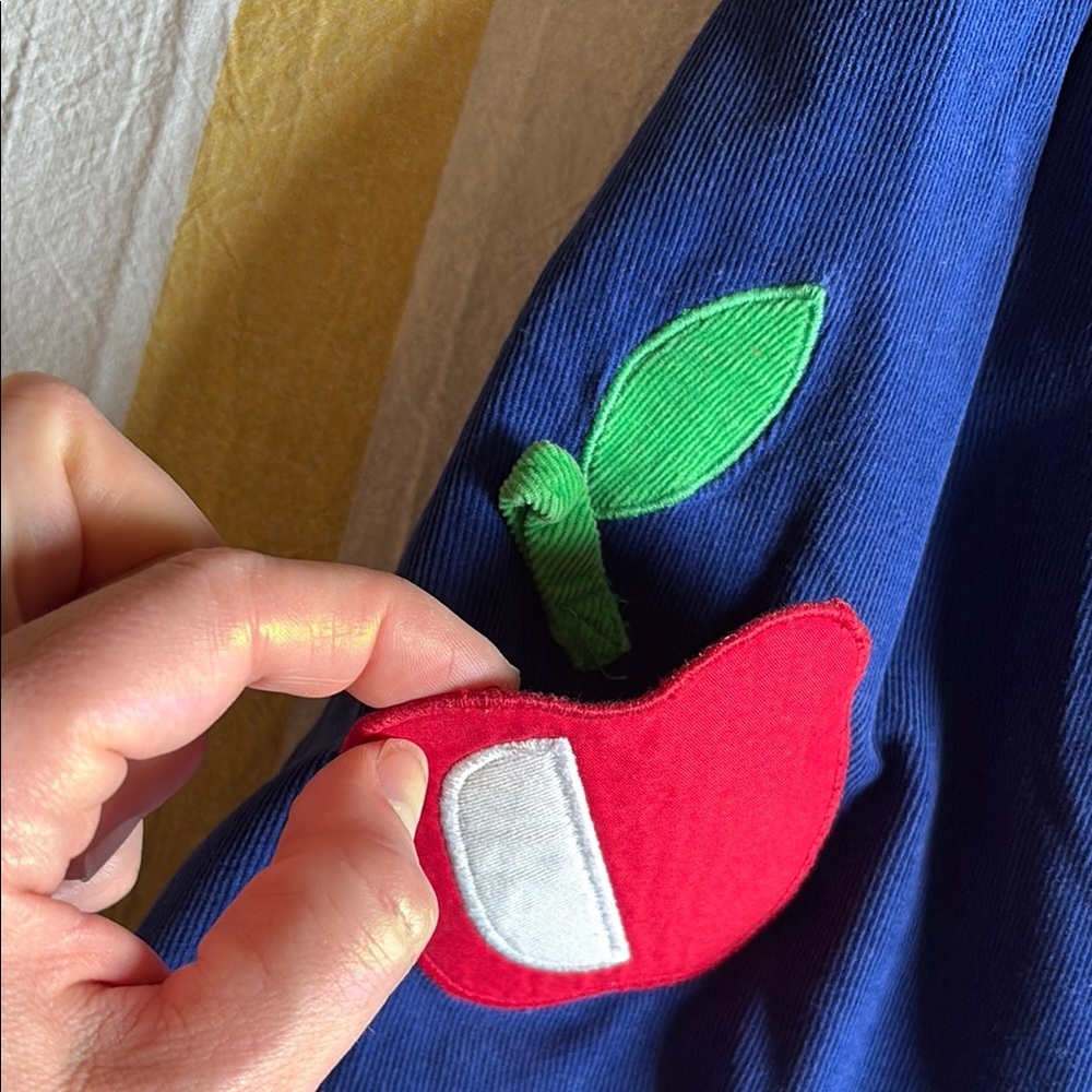 Florence Eiseman Vintage Red Apple pocket Dress - Picture 3 of 7